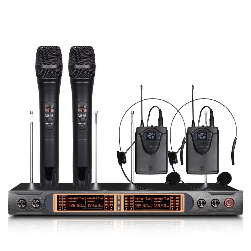 VHF Wireless microphone headset, a large and small stage performance microphone
VHF Wireless microphone headset, a large and small stage performance microphone