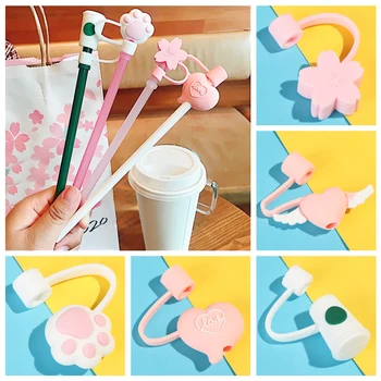 Reusable Silicone Straw Tips Cover Creative Cute Splash Proof Drinking Dust Cap Airtight Glass Cup Accessories Cartoon Plugs
Reusable Silicone Straw Tips Cover Creative Cute Splash Proof Drinking Dust Cap Airtight Glass Cup Accessories Cartoon Plugs