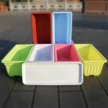 1 white resin rectangular vegetable pot gardening creative flowerpot new white + tray length 44cm * width 19cm * height 14cm
1 white resin rectangular vegetable pot gardening creative flowerpot new white + tray length 44cm * width 19cm * height 14cm