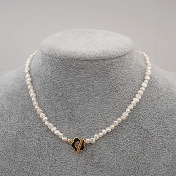 100% Natural freshwater pearl necklace set handmade real pearl 14k gold plated fine jewelry 
100% Natural freshwater pearl necklace set handmade real pearl 14k gold plated fine jewelry