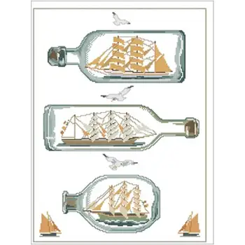 drifting bottle patterns Counted Cross Stitch 11CT 14CT 18CT DIY Chinese Cross Stitch Kits Embroidery Needlework Sets home decor
drifting bottle patterns Counted Cross Stitch 11CT 14CT 18CT DIY Chinese Cross Stitch Kits Embroidery Needlework Sets home decor