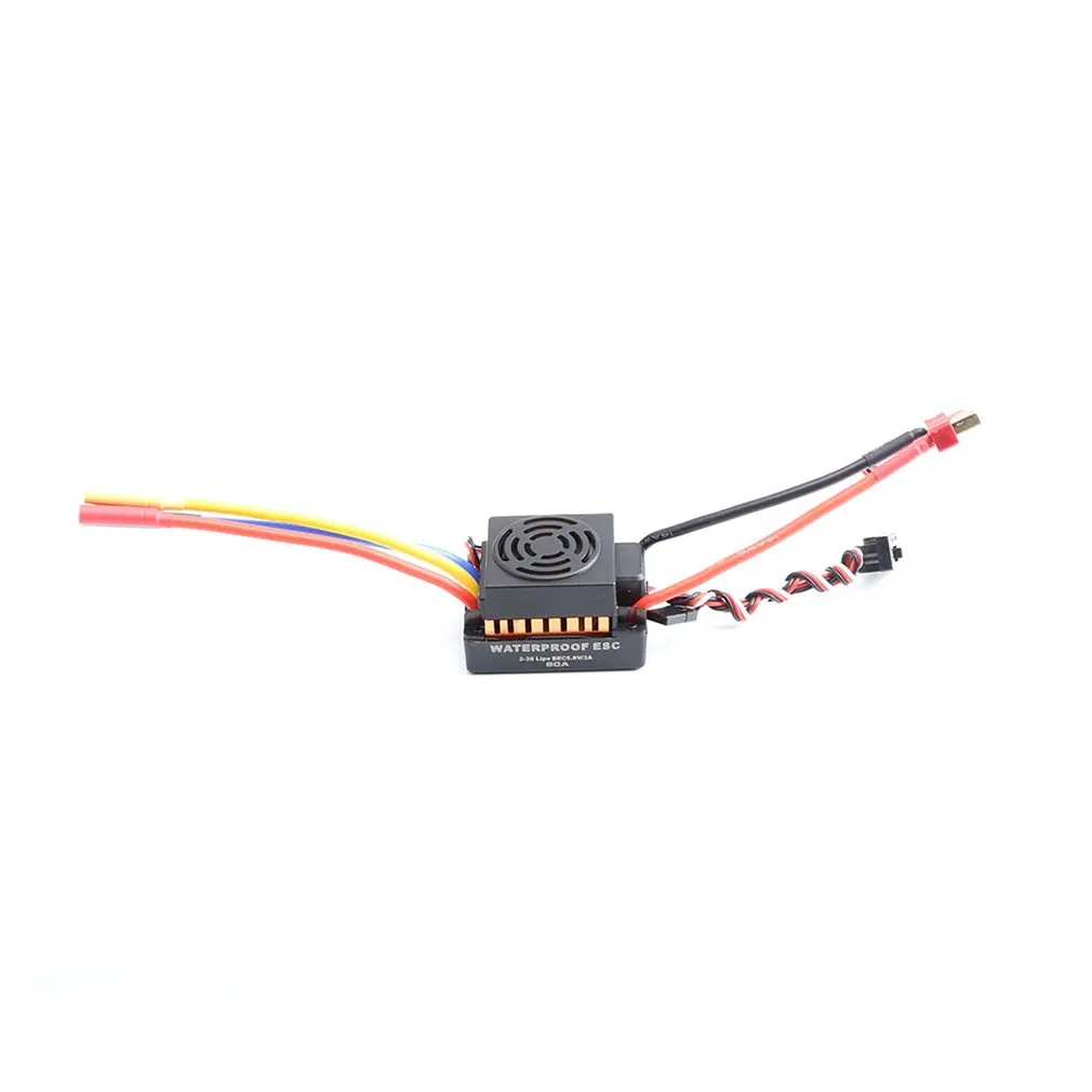 60A 2-3S Waterproof Sensorless Brushless Car Electronic Speed Control ESC with BEC For RC Car Off-road Crawler Vehicle Boat Toy
60A 2-3S Waterproof Sensorless Brushless Car Electronic Speed Control ESC with BEC For RC Car Off-road Crawler Vehicle Boat Toy