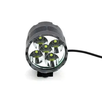 3 Modes Super Bright 5x T6 LED Bike Light Headlamp, Bicycle Headlight with Rechargeable Battery Pack and Charger Set for Camping 
3 Modes Super Bright 5x T6 LED Bike Light Headlamp, Bicycle Headlight with Rechargeable Battery Pack and Charger Set for Camping