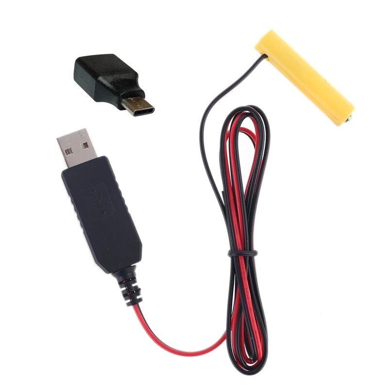 LR03 AAA Battery Eliminator USB Type C Power Supply Cable Replace 1-4pcs AAA Battery For Electric Toy Flashlight Clock
LR03 AAA Battery Eliminator USB Type C Power Supply Cable Replace 1-4pcs AAA Battery For Electric Toy Flashlight Clock