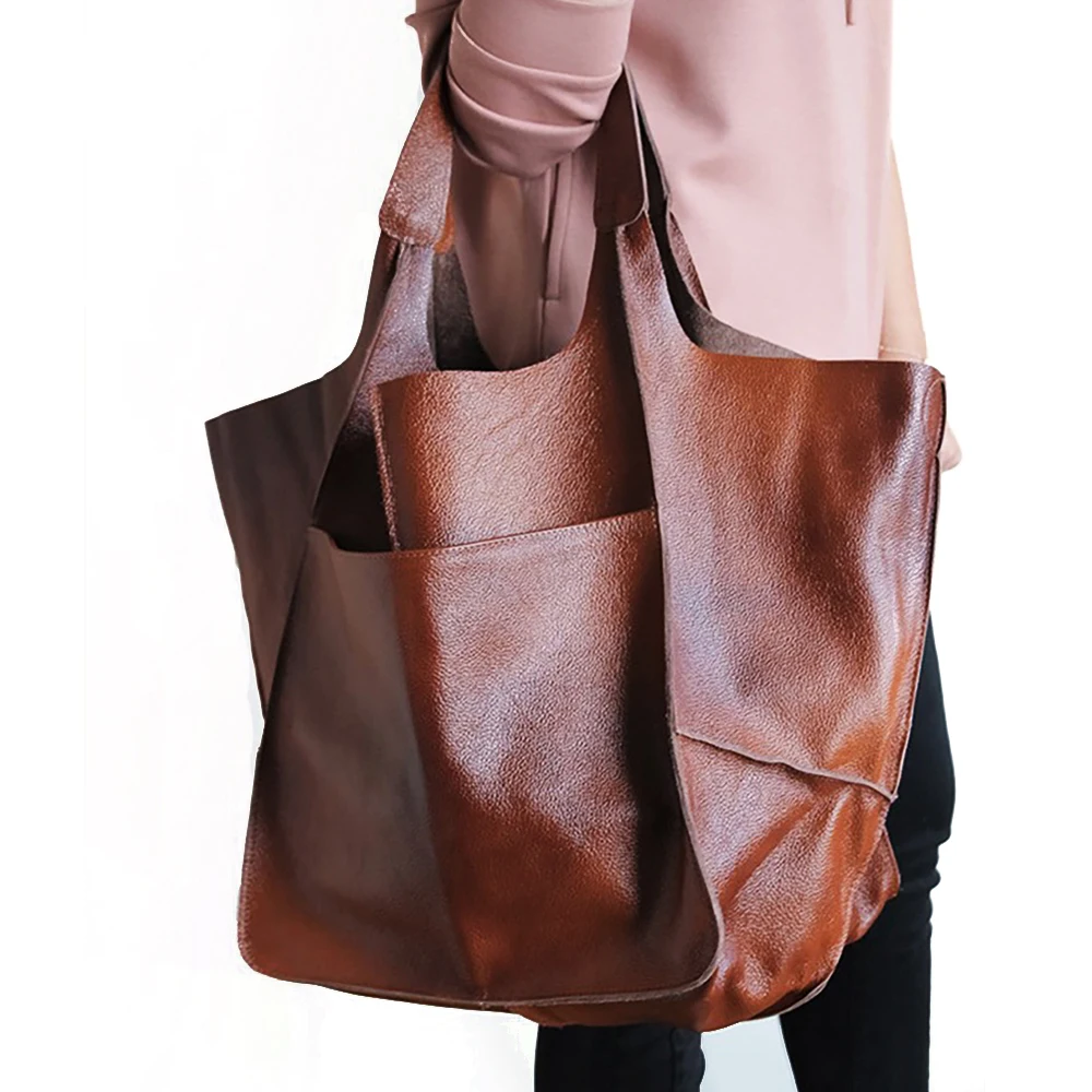 Фото Сумка-тоут женская из экокожи с короткими ручками | Багаж и сумки