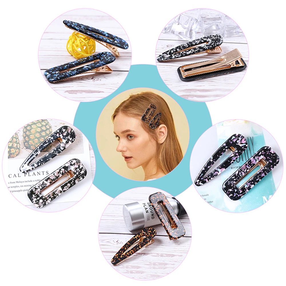 Vintage Hollow Hair Clip For Women Leopard Marble Textured Geometric Water Drop Duckbill Barrette Hairpin Hair Accessories
Vintage Hollow Hair Clip For Women Leopard Marble Textured Geometric Water Drop Duckbill Barrette Hairpin Hair Accessories