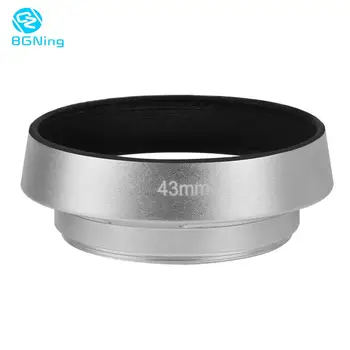 

BGNing Aluminium Lens 37mm 40.5mm 43mm 46mm 49mm 52 mm 55mm 58mm Oblique Internal thread Hood Protector For Leica SLR Camera