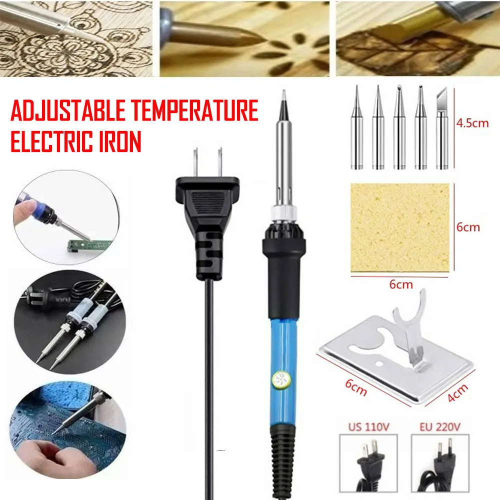 5 Piece Set Soldering Tool Electrical Tools Portable Soldering Iron Electric Iron Electric Soldering Iron Plastic Handle 60W
5 Piece Set Soldering Tool Electrical Tools Portable Soldering Iron Electric Iron Electric Soldering Iron Plastic Handle 60W