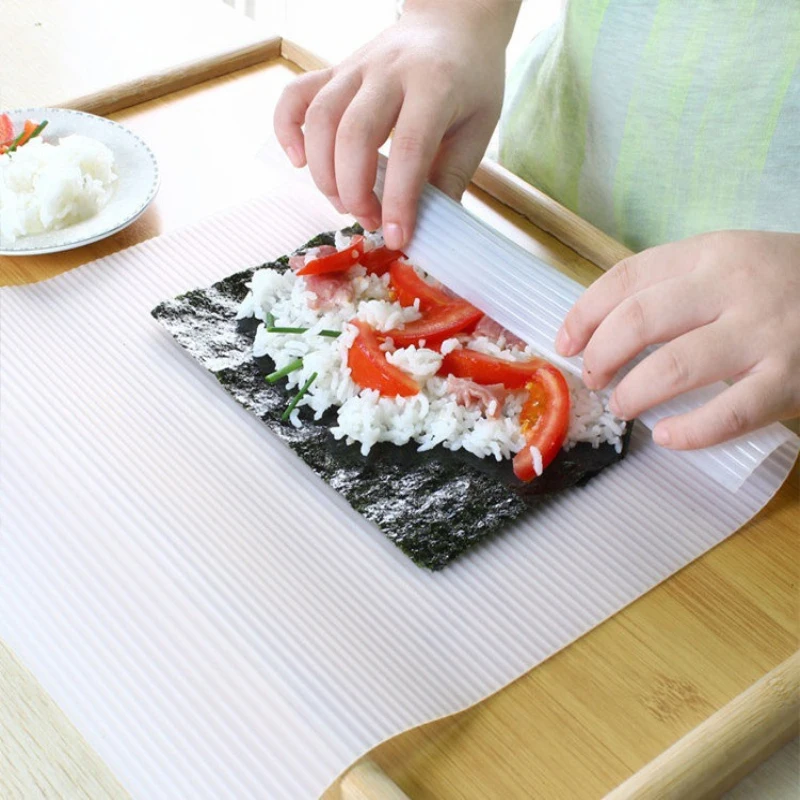 Food Grade Silicone Wavy Sushi Roll Curtain Sushi Tool Vegetable Meat Rolling Tool DIY Sushi Making Machine Sushi Accessories
Food Grade Silicone Wavy Sushi Roll Curtain Sushi Tool Vegetable Meat Rolling Tool DIY Sushi Making Machine Sushi Accessories