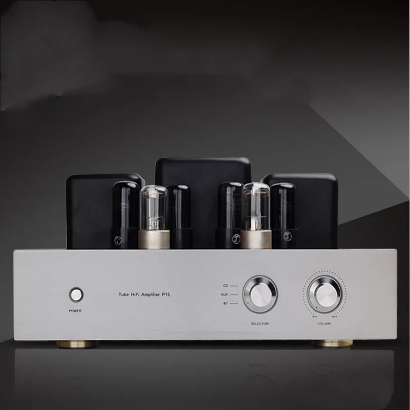 Новейший мощный 2 0 канальный 6P6P 6V6 push-pull HIFI трубчатый bluetooth усилитель мощности