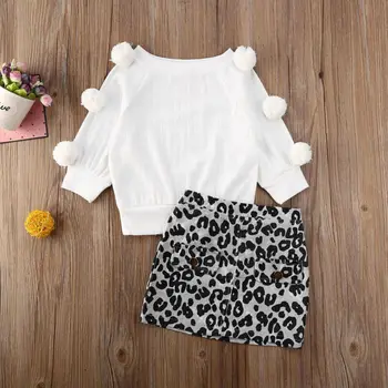 CANIS Toddler Baby Girl Winter Clothes Set Long Sleeve Patchwork Fashion Tops+Leopard Mini Skirt Outfit
CANIS Toddler Baby Girl Winter Clothes Set Long Sleeve Patchwork Fashion Tops+Leopard Mini Skirt Outfit