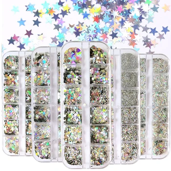 Colorful Star Butterfly Nail Sequins Holographics Nail Glitter Powder Sparkly Shinning Flakes Palliette Nail Decorations
Colorful Star Butterfly Nail Sequins Holographics Nail Glitter Powder Sparkly Shinning Flakes Palliette Nail Decorations