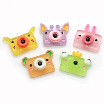 10/100pcs High Quality Luminous Cartoon Animals Mini Bear Camera Flatback Resin Cabochon For Scrapbooking Craft Making 
10/100pcs High Quality Luminous Cartoon Animals Mini Bear Camera Flatback Resin Cabochon For Scrapbooking Craft Making