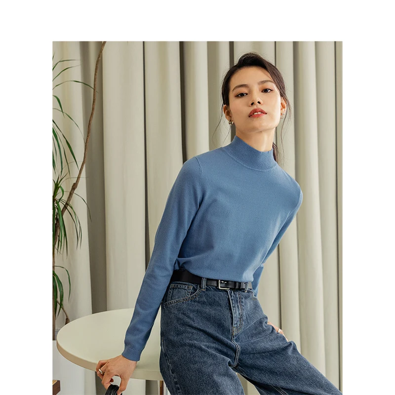 INMAN 2020 Spring New Arrival Office Minimalist Elastic Basic Style Women Knitwear Pullover Tops
INMAN 2020 Spring New Arrival Office Minimalist Elastic Basic Style Women Knitwear Pullover Tops