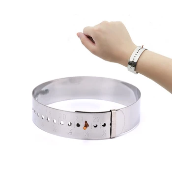 Adjustable Bangle Gauge Sizer Jewellery Making Bracelet Sizing Tools for Jeweler Stainless Steel Jewelry Making Tool
Adjustable Bangle Gauge Sizer Jewellery Making Bracelet Sizing Tools for Jeweler Stainless Steel Jewelry Making Tool
