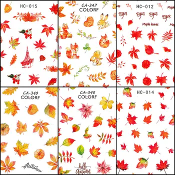 HNUIX 1 leaf Nail Art 3D decal fall theme nails sliders decor boards maple leaf pattern sticker for nail art filigree decals
HNUIX 1 leaf Nail Art 3D decal fall theme nails sliders decor boards maple leaf pattern sticker for nail art filigree decals