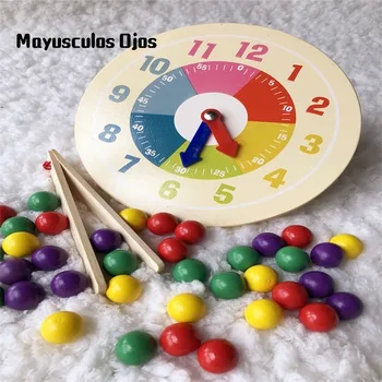 New Building Block Clock Children Cognitive Education Toys Digital Learning Recognition Time Wooden Educational Toys
New Building Block Clock Children Cognitive Education Toys Digital Learning Recognition Time Wooden Educational Toys