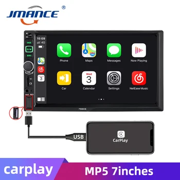 JMANCE 2 Din Apple Carplay Car Radio Bluetooth Android Auto 7" Touch Screen Video MP5 Player USB TF ISO Stereo System Headunit
JMANCE 2 Din Apple Carplay Car Radio Bluetooth Android Auto 7" Touch Screen Video MP5 Player USB TF ISO Stereo System Headunit
