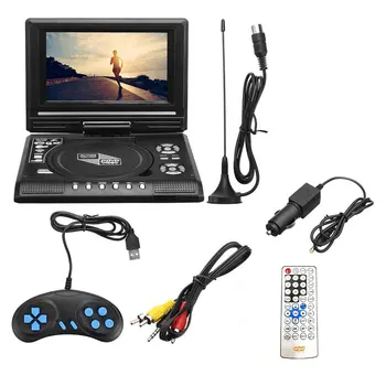 7.8 Inch Portable HD TV Home Car DVD Player VCD CD MP3 DVD Player USB Cards RCA TV Portatil Cable Game 16:9 Rotate LCD Screen
7.8 Inch Portable HD TV Home Car DVD Player VCD CD MP3 DVD Player USB Cards RCA TV Portatil Cable Game 16:9 Rotate LCD Screen