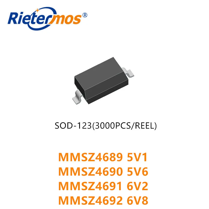 3000 шт. SOD-123 MMSZ4689 5V1 MMSZ4690 5V6 MMSZ4691 6V2 MMSZ4692 6V8, сделано в Китае
3000 шт. SOD-123 MMSZ4689 5V1 MMSZ4690 5V6 MMSZ4691 6V2 MMSZ4692 6V8, сделано в Китае