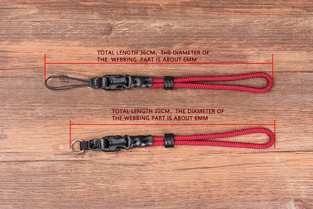 Shop Generic Handmade Nylon+Cowhide Camera Quickrelease Wrist Strap