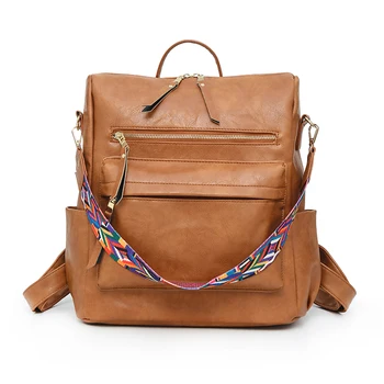 2020 College Backpack Shoulder Bag PU Leather Women's bag fashion ladies backpack School Bags For Teenagers
2020 College Backpack Shoulder Bag PU Leather Women's bag fashion ladies backpack School Bags For Teenagers