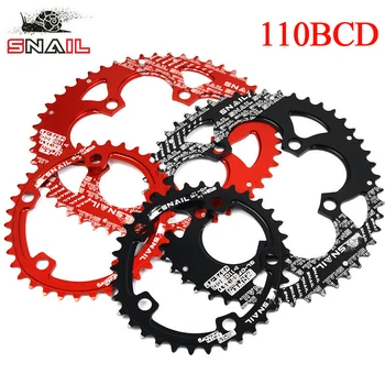SNAIL 50T/35T 110BCD Chainring Road Bike Chainwheel Plate Double Oval Bicycle Chain Ring 9-11Speed Ultralight Bike Parts
SNAIL 50T/35T 110BCD Chainring Road Bike Chainwheel Plate Double Oval Bicycle Chain Ring 9-11Speed Ultralight Bike Parts