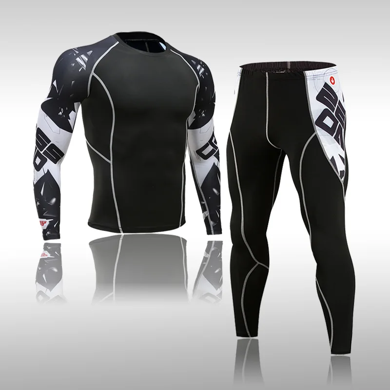 Thermal Underwear Men's Long Underwear Compression Clothing Fitness Shirt Men Running Shirt Training Pants Thermal Underwear
Thermal Underwear Men's Long Underwear Compression Clothing Fitness Shirt Men Running Shirt Training Pants Thermal Underwear