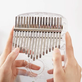 Hot Selling 17-Key Kalimba Thumb Piano Crystal Transparent Hand Percussion Musical Instrument Gift for Girls Kids Xylophone
Hot Selling 17-Key Kalimba Thumb Piano Crystal Transparent Hand Percussion Musical Instrument Gift for Girls Kids Xylophone