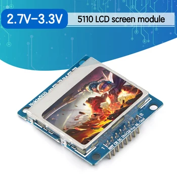 Smart Electronics LCD Module Display Monitor Blue backlight adapter PCB 84*48 84x84 lcd 5110 N0kia 5110 Screen for Arduino
Smart Electronics LCD Module Display Monitor Blue backlight adapter PCB 84*48 84x84 lcd 5110 N0kia 5110 Screen for Arduino