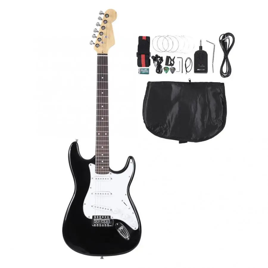High Quality Maple Wood Electric Guitar 39in Wooden 6-String Electric Guitar Fingerboard for Beginners
High Quality Maple Wood Electric Guitar 39in Wooden 6-String Electric Guitar Fingerboard for Beginners