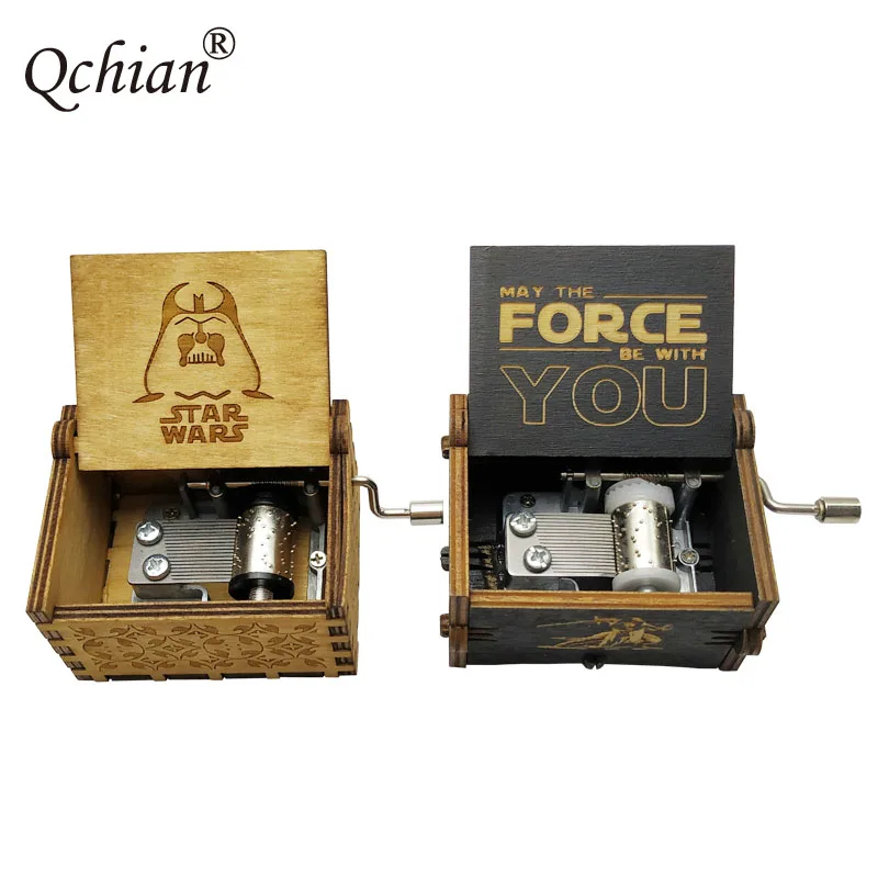 18 Tone Star Wars Music Box Keychain DIY Music Box Key Chains Handmade Engraved Wooden Music Box
18 Tone Star Wars Music Box Keychain DIY Music Box Key Chains Handmade Engraved Wooden Music Box