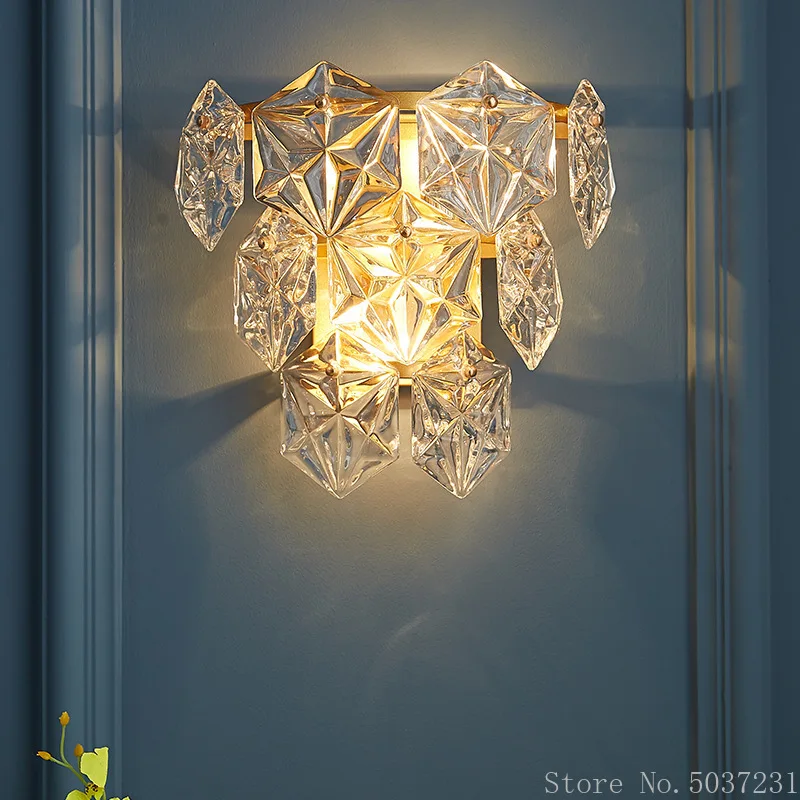 Luxury Crystal Wall Lamp Copper Post-modern Wall Sconce Lights Living Room Bedroom Light Wall Lamp Room Lights Decor Furniture
Luxury Crystal Wall Lamp Copper Post-modern Wall Sconce Lights Living Room Bedroom Light Wall Lamp Room Lights Decor Furniture