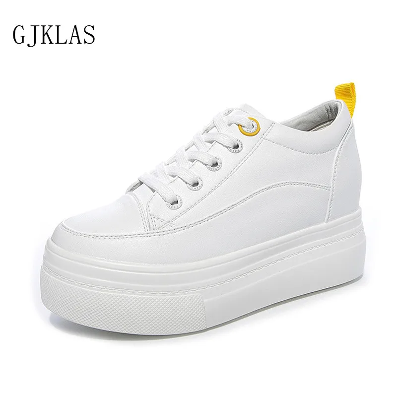 Hidden Heels Sneakers Wedge Genuine Leather Shoes for Women Black and White Sneakers Platform Vulcanize Shoes Woman Sneakers
Hidden Heels Sneakers Wedge Genuine Leather Shoes for Women Black and White Sneakers Platform Vulcanize Shoes Woman Sneakers