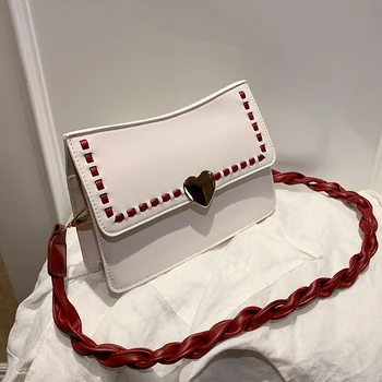 Contrast color Crossbody bag 2020 New High-quality Leather Women's Designer Handbag Weave Shoulder strap Shoulder Messenger Bag 
Contrast color Crossbody bag 2020 New High-quality Leather Women's Designer Handbag Weave Shoulder strap Shoulder Messenger Bag