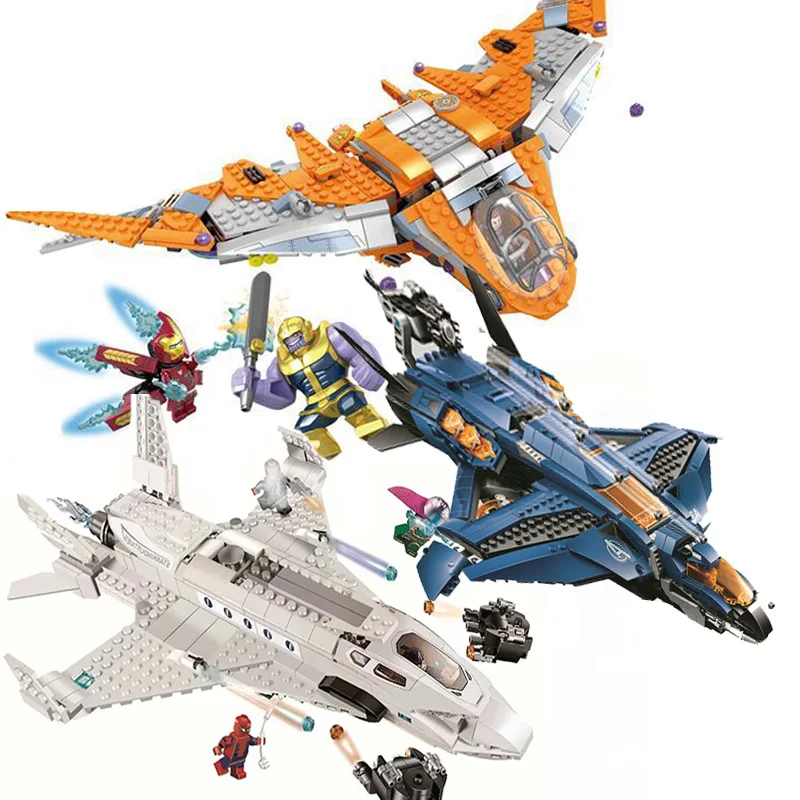 Avengers 4 Infinity War Battle Thanos Spider Man Stark Jet Drone Attack Hydro-Man Molten Iron Man Building Blocks Bricks Boy Toy
Avengers 4 Infinity War Battle Thanos Spider Man Stark Jet Drone Attack Hydro-Man Molten Iron Man Building Blocks Bricks Boy Toy