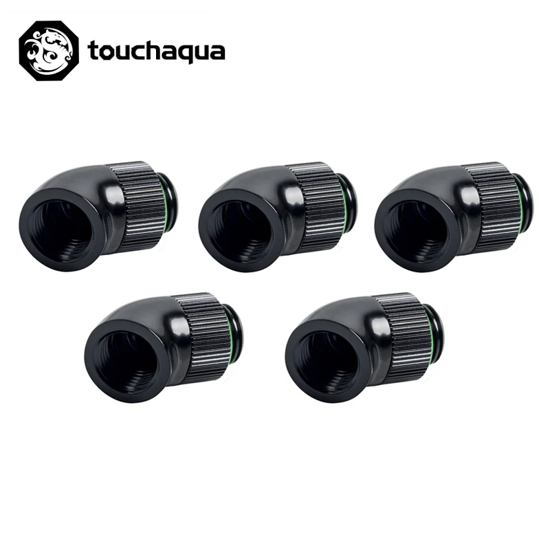 5PCS Bitspower Touchaqua G1/4" 45 Degree Computer Build 360 Rotary Fittings,Hose ,Hard Tube Accessory ,Black ,Silver
5PCS Bitspower Touchaqua G1/4" 45 Degree Computer Build 360 Rotary Fittings,Hose ,Hard Tube Accessory ,Black ,Silver