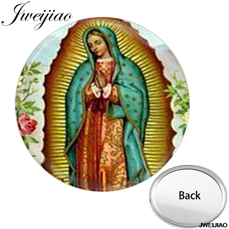 Youhaken Our Lady of Guadalupe Pocket Mirror One Side Flat Mini Virgin Mary Women Compact Portable Makeup Vanity Hand Mirrors
Youhaken Our Lady of Guadalupe Pocket Mirror One Side Flat Mini Virgin Mary Women Compact Portable Makeup Vanity Hand Mirrors
