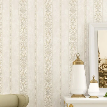 Beige yellow silver embossed floral texture striped wallpaper roll for bedroom luxury home decor living room
Beige yellow silver embossed floral texture striped wallpaper roll for bedroom luxury home decor living room