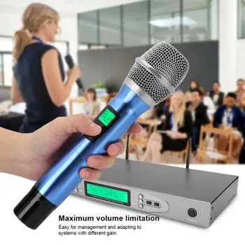 MD-6800 Intelligent Digital Wireless Dual Handheld Moving Coil Microphone System 100-240V
MD-6800 Intelligent Digital Wireless Dual Handheld Moving Coil Microphone System 100-240V