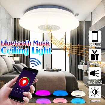 Modern RGB Dimmable LED Ceiling Lights Livingroom bluetooth Music Lamp with APP Control Remote Control 220V 60W
Modern RGB Dimmable LED Ceiling Lights Livingroom bluetooth Music Lamp with APP Control Remote Control 220V 60W