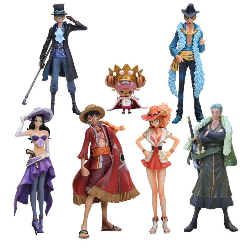 11-18cm Anime One Piece Figure DXF Sabo Luffy Sanji Nami Zoro Figure 15th Version Toy PVC Collectible Model Dolls
11-18cm Anime One Piece Figure DXF Sabo Luffy Sanji Nami Zoro Figure 15th Version Toy PVC Collectible Model Dolls