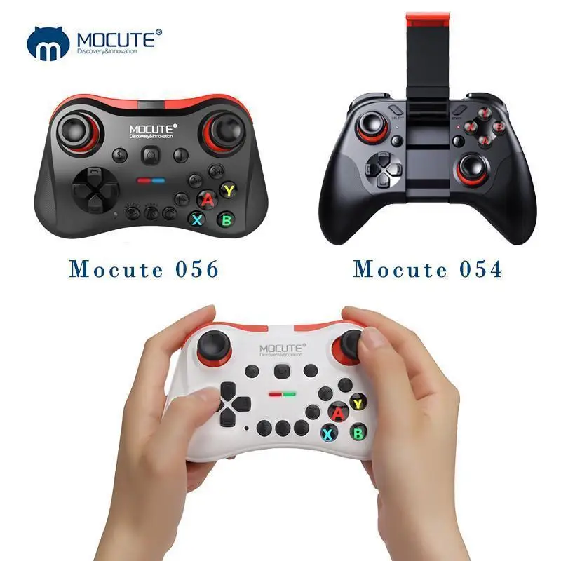 Mocute 054 056 Bluetooth Game Pad Android VR Handle Remote Control PUGB L1 R1 Mobile Joystick for Cell Phone PC Smart TV Box
Mocute 054 056 Bluetooth Game Pad Android VR Handle Remote Control PUGB L1 R1 Mobile Joystick for Cell Phone PC Smart TV Box