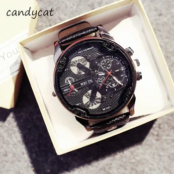 CandyCat Watch Chicken Same Trend Shuang Ji Xin Big Dial Calendar Students Retro Belt Word Gifts for Men
CandyCat Watch Chicken Same Trend Shuang Ji Xin Big Dial Calendar Students Retro Belt Word Gifts for Men