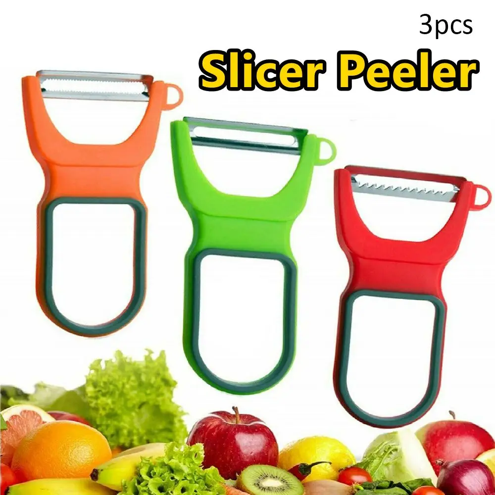 3PCS/Set Kitchen Gadget Household Peelers Multifunctional Stainless Steel Fruit Peeling Knives Vegetable Fruits Slicer Cutter
3PCS/Set Kitchen Gadget Household Peelers Multifunctional Stainless Steel Fruit Peeling Knives Vegetable Fruits Slicer Cutter