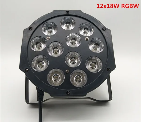 20pz 12х18 Вт RGBWA + УФ LED Par свет 6в1 панель света dmx512 сценический диско цвет Вечеринка
