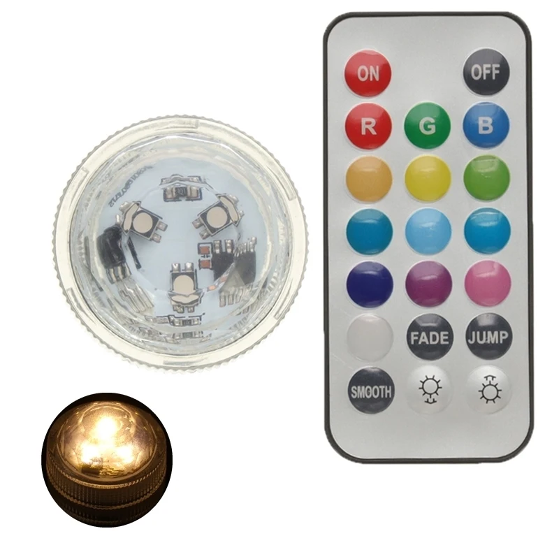 Multi Color LED Remote Controlled Underwater Pool Light Waterproof Battery Operated Submersible LED Underwater Light
Multi Color LED Remote Controlled Underwater Pool Light Waterproof Battery Operated Submersible LED Underwater Light