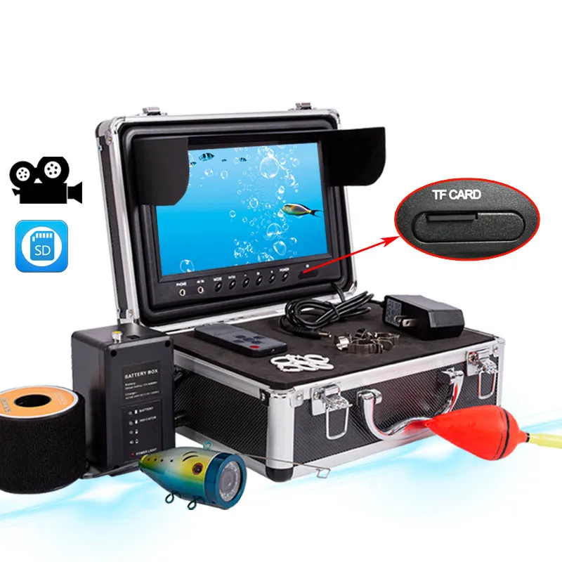 WF09 30M DVR Fish Finder Underwater Fishing Camera 9inch Screen 30m Camera For Fishing 8GB Recording For ICE
WF09 30M DVR Fish Finder Underwater Fishing Camera 9inch Screen 30m Camera For Fishing 8GB Recording For ICE
