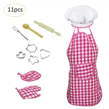 11pcs Children's Cake Baking Apron Cake Mold Set DIY Role Play Kitchen Toy Complete Kids Cooking And Baking Set
11pcs Children's Cake Baking Apron Cake Mold Set DIY Role Play Kitchen Toy Complete Kids Cooking And Baking Set