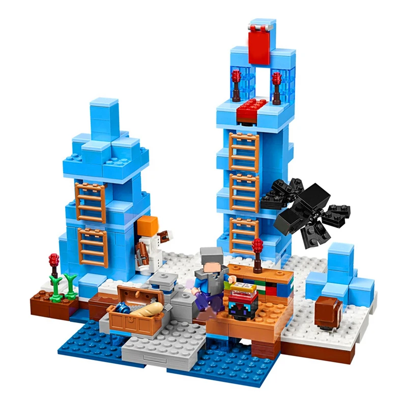 21131 454pcs my world the ice world exploration building blocks Compatible 826 Bricks Toys For Children 
21131 454pcs my world the ice world exploration building blocks Compatible 826 Bricks Toys For Children